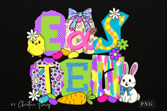 Preppy Ransom Easter PNG Design | Easter PNG Product Image 4