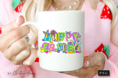 Preppy Ransom Happy Easter PNG Design | Easter PNG Product Image 2