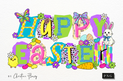 Preppy Ransom Happy Easter PNG Design | Easter PNG Product Image 5