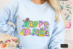 Preppy Ransom Happy Easter PNG Design | Easter PNG Product Image 9