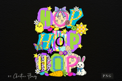 Preppy Ransom Easter Hop PNG Design | Easter PNG Product Image 4