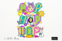 Preppy Ransom Easter Hop PNG Design | Easter PNG Product Image 5