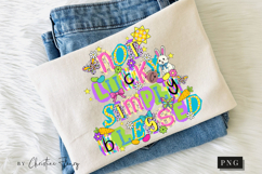 Preppy Ransom Easter Blessed PNG Design | Easter PNG Product Image 10