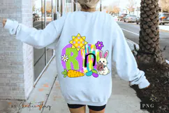 Preppy Ransom Easter NICU RN CNA Nurse PNG Design Product Image 5