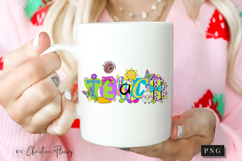 Preppy Ransom Easter Teach PNG Design | Easter PNG Product Image 2