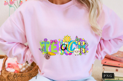 Preppy Ransom Easter Teach PNG Design | Easter PNG Product Image 11