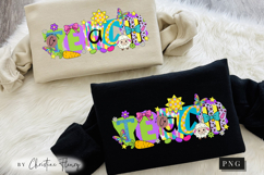 Preppy Ransom Easter Teach PNG Design | Easter PNG Product Image 12