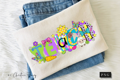 Preppy Ransom Easter Teach PNG Design | Easter PNG Product Image 10