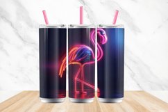 Neon flamingo Tumbler Wrap Bundle Product Image 4