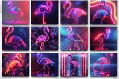 Neon flamingo Tumbler Wrap Bundle Product Image 3