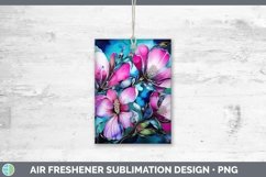 GorgeousNeon Flowers Air Freshener design.