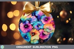 GorgeousNeon Flowers Ornament design.