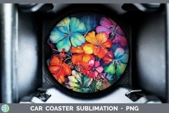 GorgeousNeon Car Coaster design.