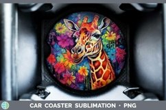 GorgeousNeon Car Coaster design.