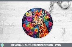 GorgeousNeon Keychain design.
