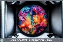 GorgeousNeon Car Coaster design.