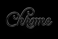 Neon Glow Chrome Text &amp; Logo Effect Product Image 2