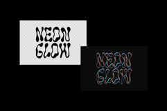 Neon Glow Chrome Text &amp; Logo Effect Product Image 4
