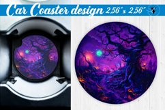 Car Coaster | Halloween sublimation Product Image 1