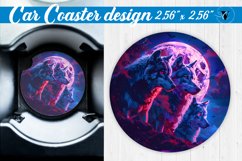 Car Coaster | Halloween sublimation Product Image 1