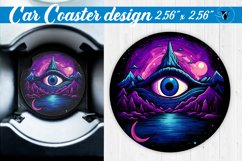 Car Coaster | Halloween sublimation Product Image 1