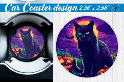 Car Coaster | Halloween sublimation Product Image 1