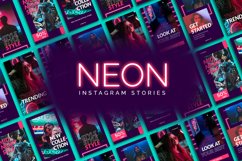 Neon Instagram Stories Product Image 1