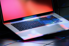 Neon Light Macbook Air Mockup Product Image 2