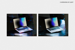Neon Light Macbook Air Mockup Product Image 3