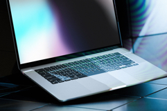 Neon Light Macbook Air Mockup Product Image 4