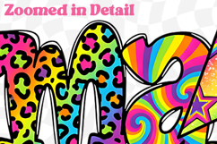 Neon Retro 90s Mama Charm PNG Product Image 3