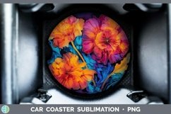 GorgeousNeon Car Coaster design.