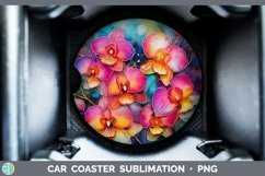 GorgeousNeon Car Coaster design.