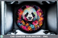 GorgeousNeon Car Coaster design.