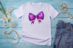 bow, neon, purple, glow, vibrant, clipart, digital, design, edgy, art, coquette bow, neon bow, purple glow, vibrant colors, digital clipart, edgy design, glowing bow, bow art, neon purple, digital art, neon purple bow, glowing coquette bow, vibrant bow de