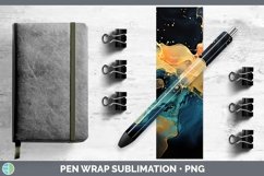GorgeousNeon Splash Pen Wrap design.