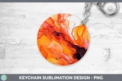 GorgeousNeon Splash Keychain design.