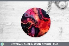 GorgeousNeon Splash Keychain design.