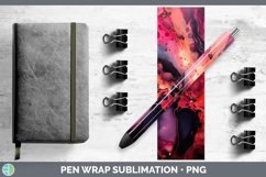 GorgeousNeon Splash Pen Wrap design.