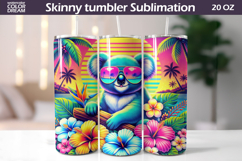 Tropical Sunset Animals Tumbler Wrap | Summer Tumbler Bundle Product Image 3