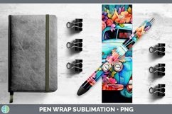 GorgeousNeon Pen Wrap design.