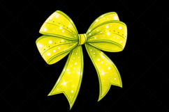 neon yellow bow, glowing coquette bow, vibrant bow design, yellow glow clipart, digital bow design, neon glow design, glowing bow art, vibrant neon yellow, coquette bow art, yellow sublimation design