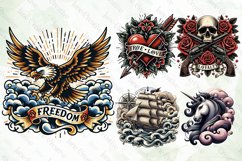 Neotraditional Tattoo Designs Sublimation Product Image 4
