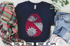 Nepal SVG | Nepal Flag Fingerprint | SVG PNG DXF EPS Product Image 1