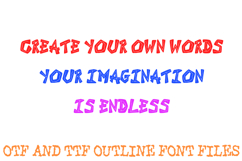 Nervous Angles Lettering Font Cartoon Handwriting ABC OTF Product Image 3