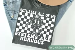 All Of My Systems Are Nervous SVG | Funny Retro SVG Product Image 2
