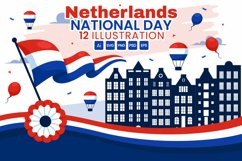 12 Netherlands National Day Illustration Product Image 1