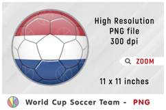 Netherlands National Team Soccer Ball. World Cup 2026 Product Image 1
