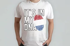 It's in my DNA Netherlands Flag Fingerprint PNG Sublimation Product Image 2