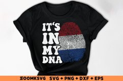It's in my DNA Netherlands Flag Fingerprint Sublimation Product Image 2